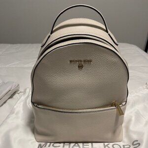 Michael Kors Cream Medium Backpack